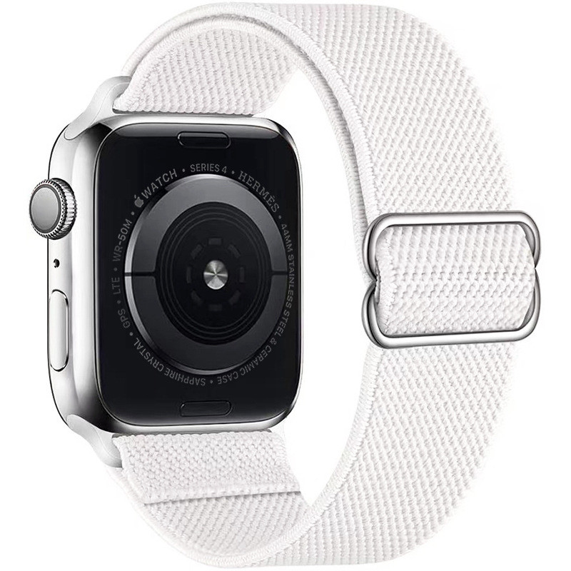 Ремінець тканинний із затяжкою для Apple Watch 42/44mm (White)