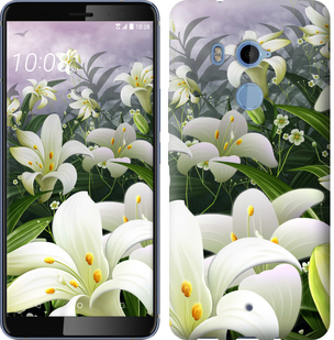 

Чохол Білі лілії на HTC U11 Plus 601867