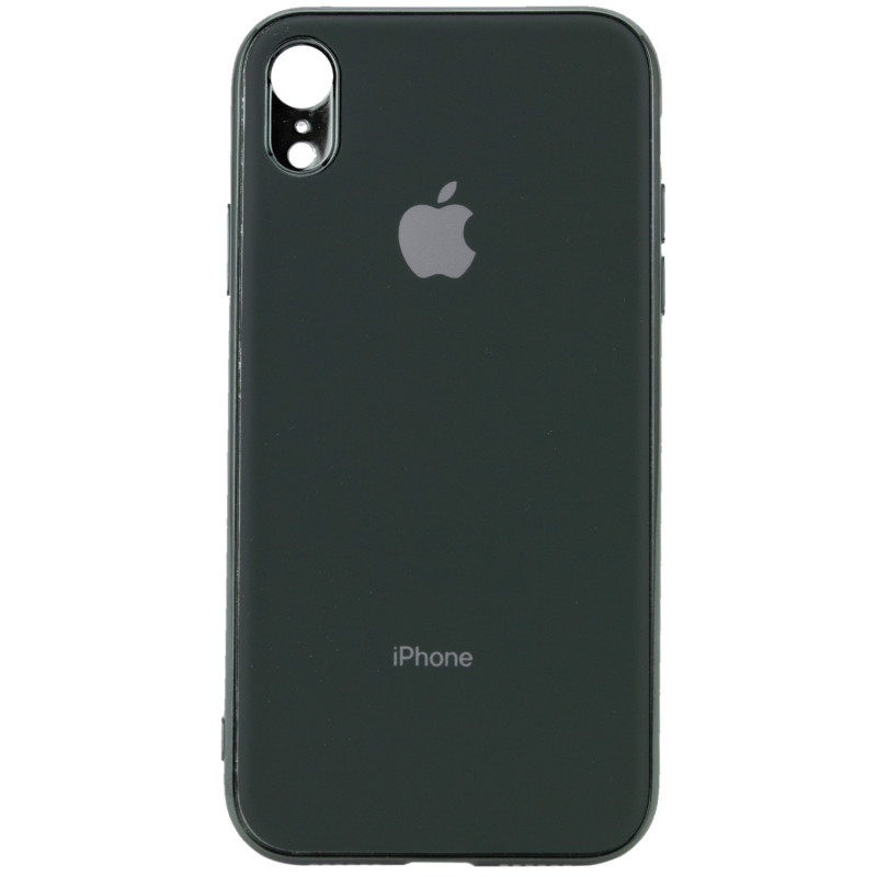 TPU чехол Matte LOGO для Apple iPhone XR (6.1") (Зеленый / Dark Green)