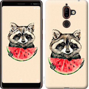

Чехол Енотик с арбузом для Nokia 7 Plus 800093