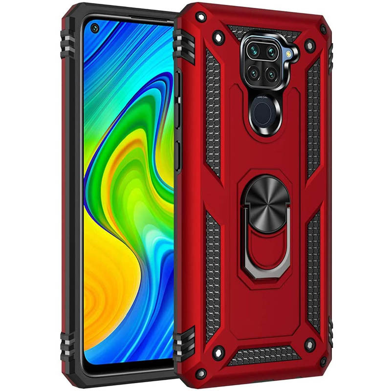 

Ударопрочный чехол Serge Ring for Magnet для Xiaomi Redmi 10X (Красный) 905811