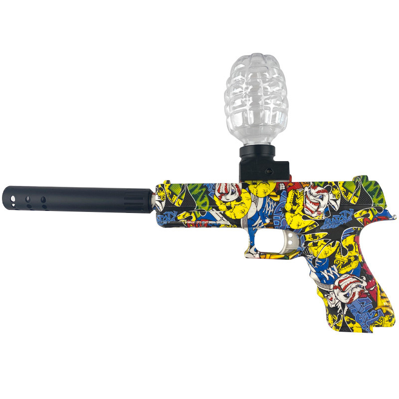 Пистолет на гидрогелевых шариках (орбизах) Glokk (Colorful)