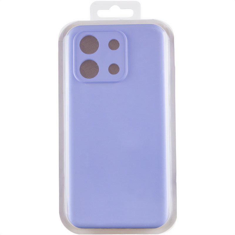 Купити Чохол Silicone Cover Lakshmi Full Camera (AA) на Xiaomi Redmi Note 14S (Бузковий / Dasheen) на vchehle.ua