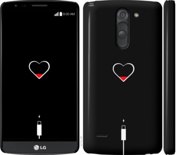 

Чехол Подзарядка сердца для LG G3 Stylus D690 721242