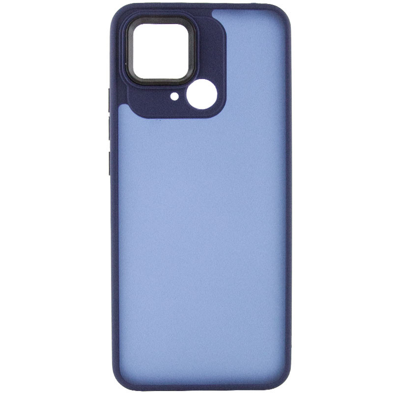 Фото Чехол TPU+PC Lyon Frosted для Xiaomi Redmi 10C (Navy Blue) на vchehle.ua