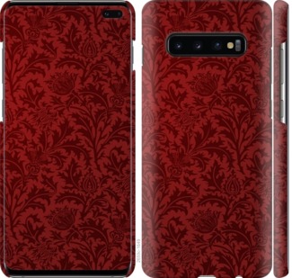 

Чехол Чехол цвета бордо для Samsung Galaxy S10 Plus 703488
