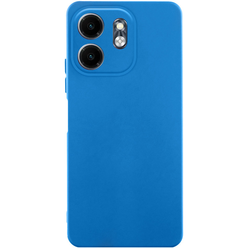 Чехол TPU GETMAN Liquid Silk Full Camera для Infinix Smart 9 4G / Hot 50i (Синий / Royal blue)
