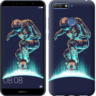 

Чохол Космонавт на скейтборді на Huawei Y6 Prime 2018 672626