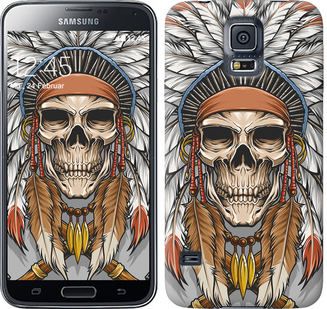 

Чехол Череп индейца для Samsung Galaxy S5 Duos SM G900FD 640931
