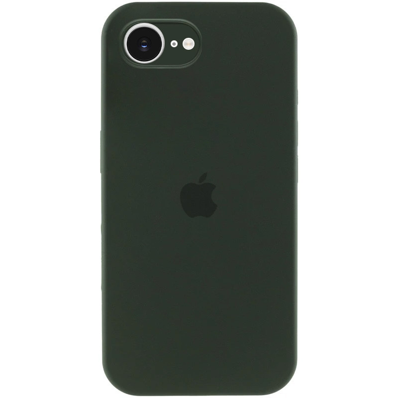 Чохол Silicone Case Full Camera Protective (AA) на Apple iPhone 16e (6.1") (Зелений / Cyprus Green)