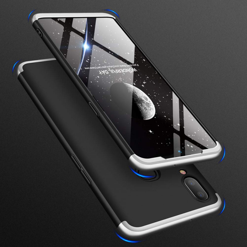 Замовити Пластикова накладка GKK LikGus 360 градусів (орр) на Samsung Galaxy A10s (Чорний / Срібний) на vchehle.ua
