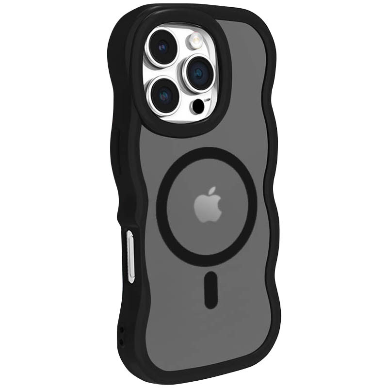 Фото Чехол TPU+PC Undine with Magnetic Safe для Apple iPhone 16 Pro (6.3") (Black) на vchehle.ua