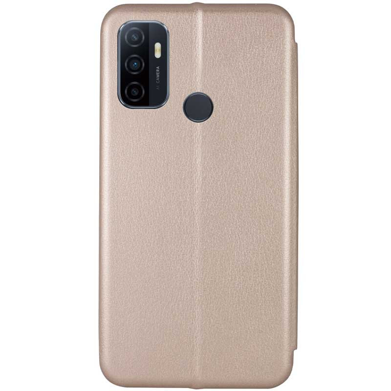 

Шкіряний чохол (книжка) Classy для OPPO A32 (Золотий) 1108281