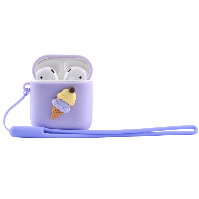 Силиконовый футляр Ice Cream series для наушников AirPods 1/2