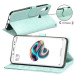 Купить Кожаный чехол-книжка Art Case с визитницей для Xiaomi Redmi Note 5 Pro / Note 5 (DC) (Бирюзовый) на vchehle.ua
