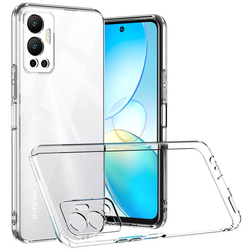 TPU чохол Epic Transparent 1,5mm Full Camera на Infinix Hot 12 Play