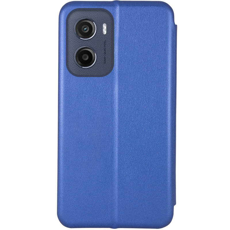 Фото Кожаный чехол-книжка Classy для Motorola Moto G05 / E15 (Синий) на vchehle.ua