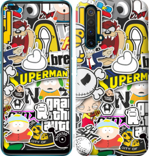 

Чехол Popular logos для Realme X50 917211