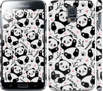 Чохол Панди на Samsung Galaxy S5 Duos SM G900FD