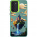 TPU+PC чехол TakiTaki Fantasy magic glow для Samsung Galaxy S23+ (Sky castle - Green)