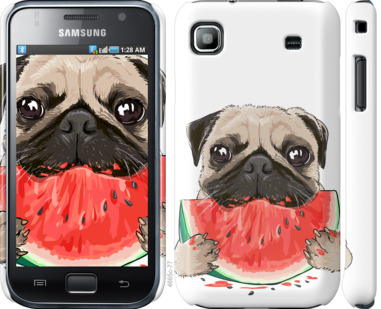 

Чохол Мопс і кавун на Samsung Galaxy S i9000 843409