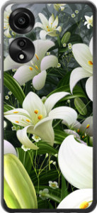 Чехол Белые лилии для Oppo A78 4G