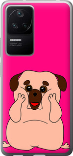 Чехол Весёлый мопс для Xiaomi Redmi K40S