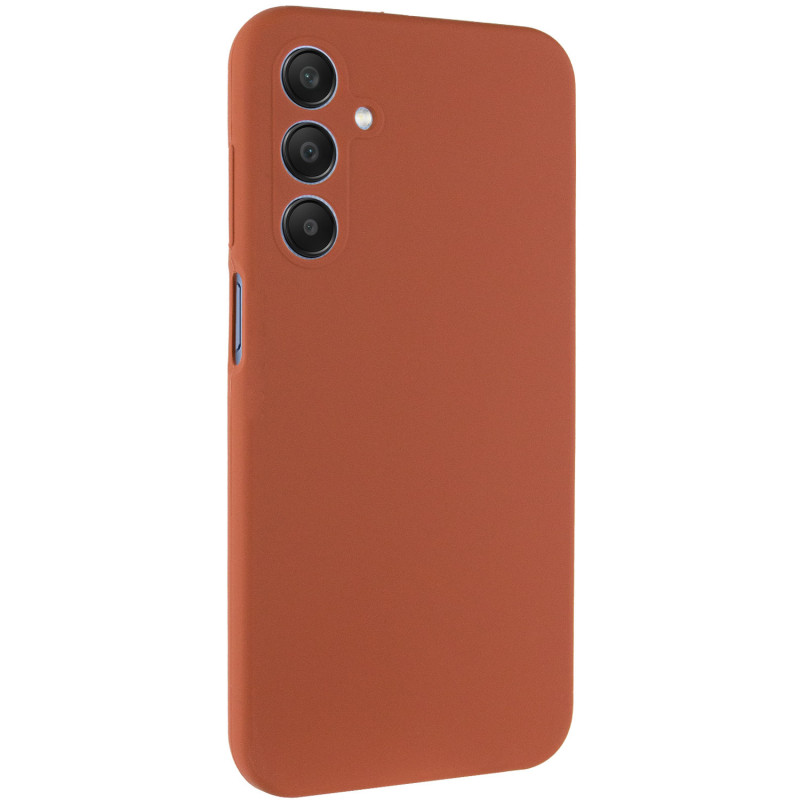 Чехол Silicone Cover Lakshmi Full Camera (AA) для Samsung Galaxy M35 5G (Коричневый / Brown)