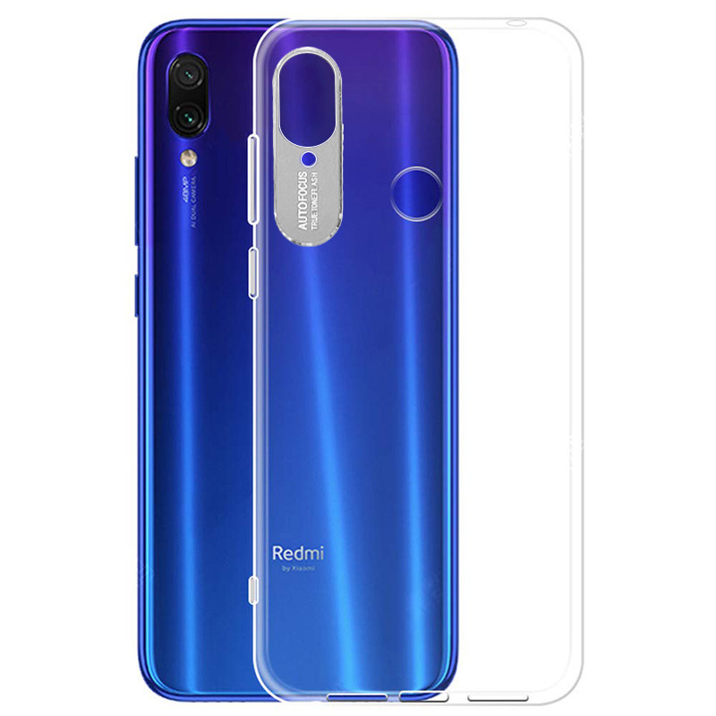 

TPU чохол Epic clear flash для Xiaomi Redmi Note 7 (Прозорий / Срібний) 767141