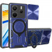 Ударопрочный чехол Bracket case with Magnetic для Xiaomi Redmi Note 14 5G (Blue)