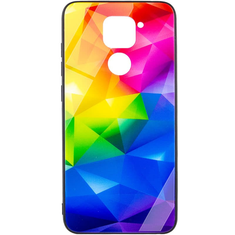 TPU+Glass чохол Diversity на Xiaomi Redmi Note 9 / Redmi 10X (Rainbow)