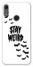 Чехол Stay Weird для Huawei Honor 8A