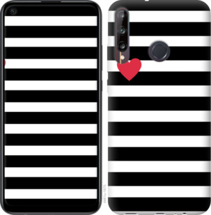 

Чехол Черно-белые полосы для Huawei Y7p 933804