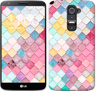 

Чехол Красочная черепица для LG G2 334929