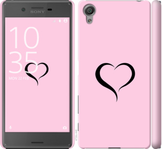 

Чехол Сердце 1 для Sony Xperia X F5122 899472