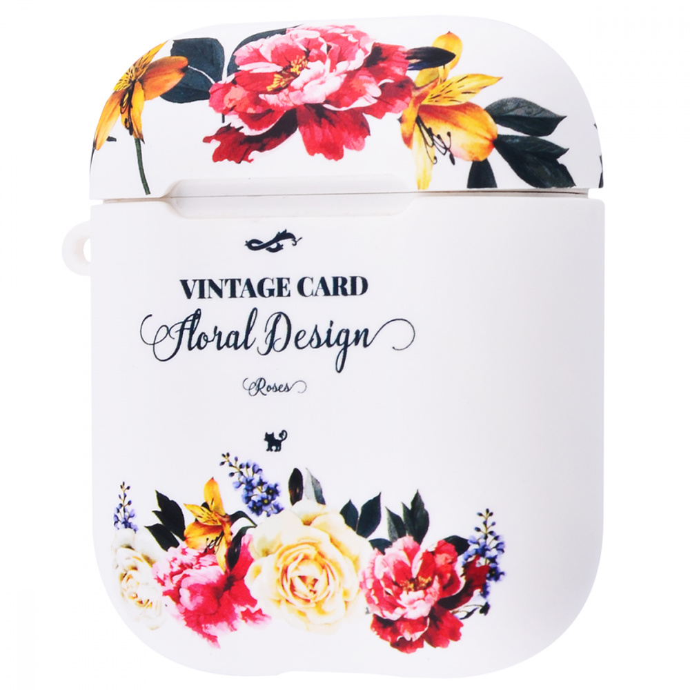 Kutis Case for AirPods (white_flowers)