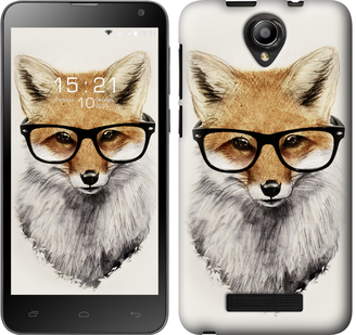 

Чохол Лис в окулярах на Fly IQ4514 634654