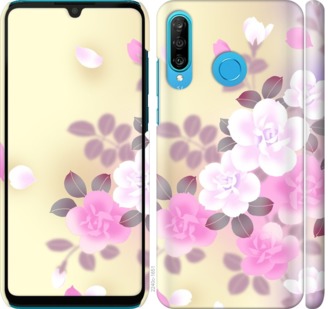 

Чехол Японские цветы для Huawei P30 Lite 705081
