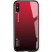 TPU+Glass чохол Gradient HELLO на Oppo A52 / A72 / A92 (Червоний)