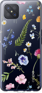 

Чехол Цветочный фон v2 для Oppo A92S 1440461