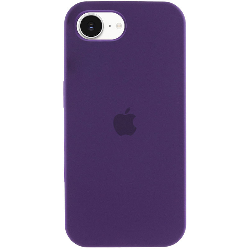 Чехол Silicone Case Full Protective (AA) для Apple iPhone 16e (6.1") (Фиолетовый / Amethyst)