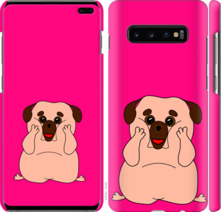 

Чехол Весёлый мопс для Samsung Galaxy S10 Plus 928236