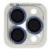 Захисне скло Metal Shine на камеру (в упак.) на Apple iPhone 12 Pro Max (Синій / Blue)