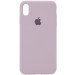 Чохол Silicone Case Full Protective (AA) на Apple iPhone X (5.8") / XS (5.8") (Сірий / Lavender)