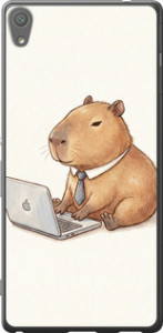 Чохол Funny Capybara CEO Working на Sony Xperia XA Ultra Dual F3212