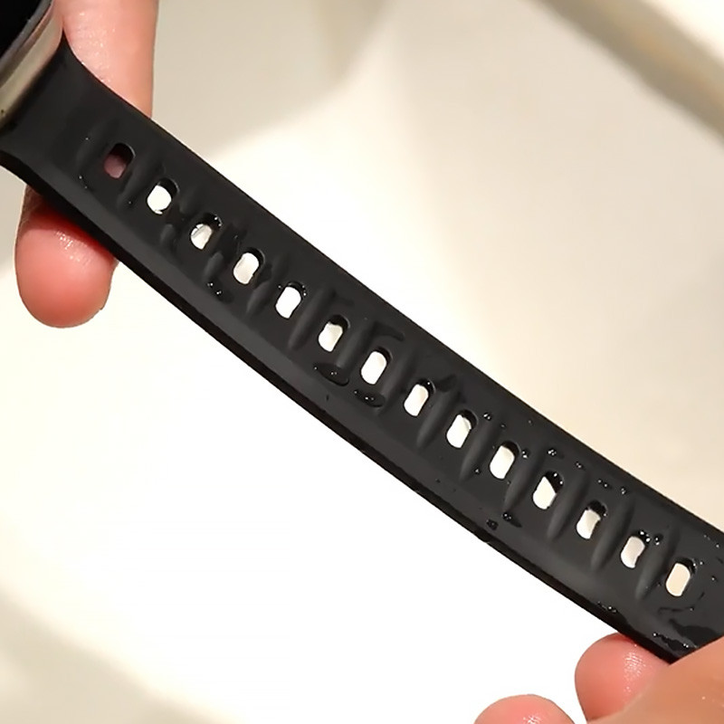 Фото Ремешок BlueO Fluoro Rubber Sport для Apple Watch 42(ser.1-3)/44/45/46/49mm (Black) в магазине vchehle.ua
