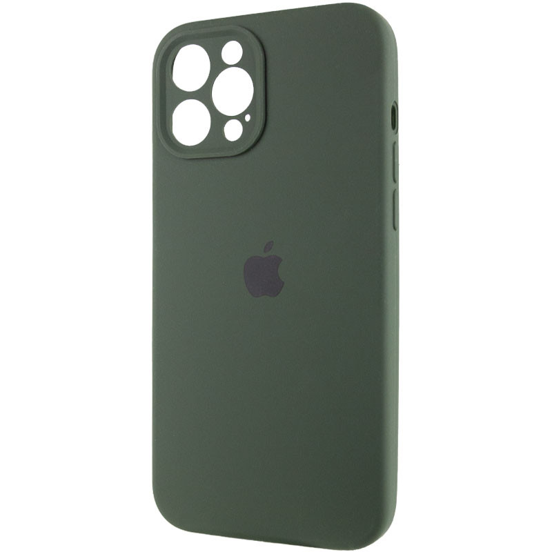 Фото Чехол Silicone Case Full Camera Protective (AA) для Apple iPhone 12 Pro Max (6.7") (Зеленый / Cyprus Green) в магазине vchehle.ua