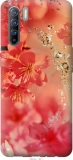 

Чехол Розовые цветы для Oppo A91 1086044
