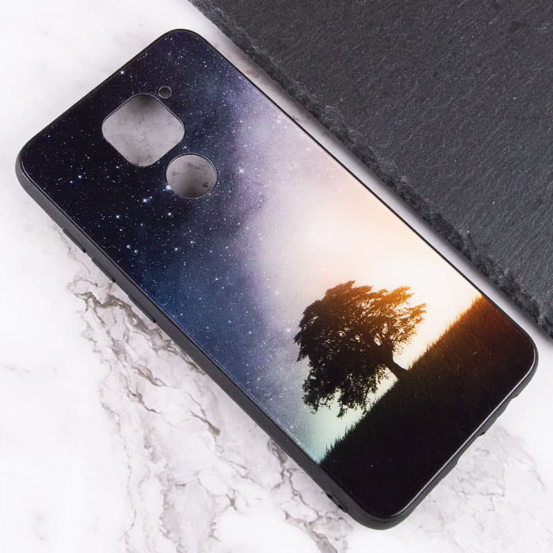 Фото TPU+Glass чехол Diversity для Xiaomi Redmi Note 9 / Redmi 10X (Tree) в магазине vchehle.ua