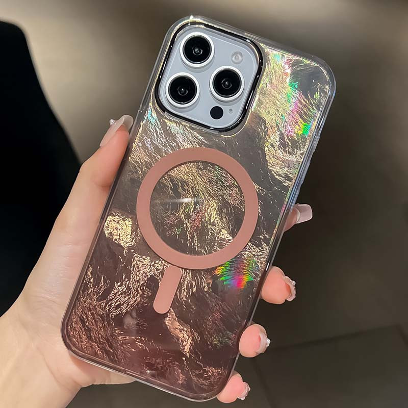 Фото Чехол TPU Shiny Mountain (MagFit) для Apple iPhone 16 Pro (6.3") (Chocolate) на vchehle.ua